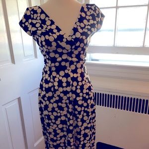 Polka Dot Fitted Dress